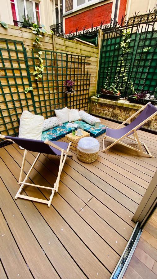Villa Lepic, Luxury Flat In Montmartre With Private Terrasse-Appartement Entier Paryż Zewnętrze zdjęcie